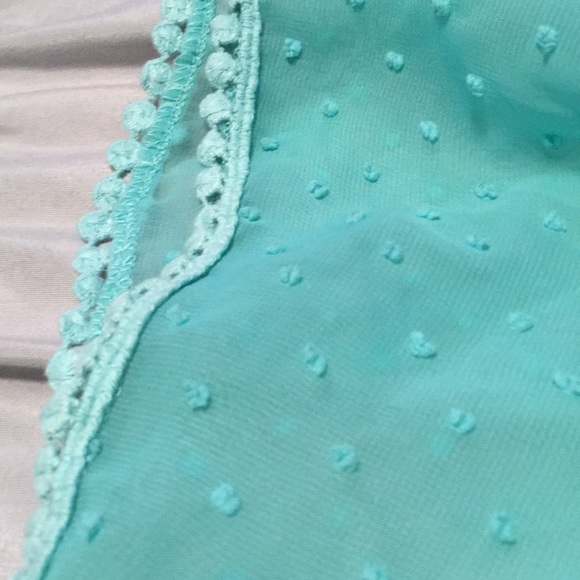 Maurices Flutter Sleeve Swiss Dot Shirt - Picture 5 of 7